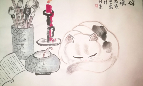 杨世忠《伴读》